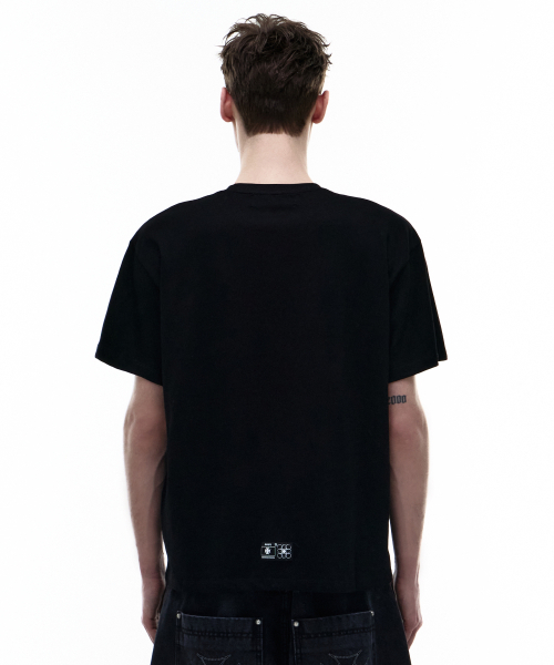 OPUS 0012(オーパス0012)の「Op. 07 3-STAR T-SHIRTS BLACK(Tシャツ/カットソー・レディース・その他・SMALL/MEDIUM/LARGE)」の2枚目の写真