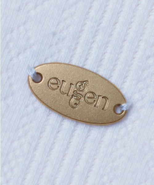 EUGGEN(ユジェン)の「スモールロゴパンチングショートスリーブTシャツ_ブルー(Tシャツ/カットソー・レディース・その他・SMALL/MEDIUM)」の6枚目の写真