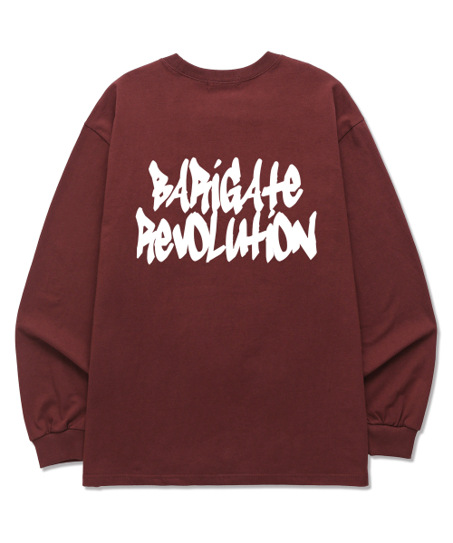 BARIGATE(バリゲート)の「REVOLUTION ロングスリーブ (BLS031) バーガンディ(Tシャツ/カットソー・レディース・その他・SMALL/MEDIUM/LARGE/X-LARGE/XX-LARGE)」の3枚目の写真