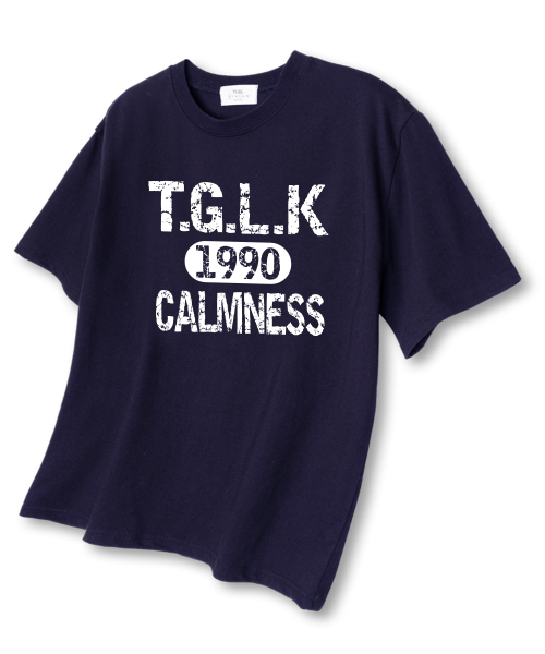 TI.GLAKE(ティーグレイク)の「クラックTGLK オーバーサイズ 半袖Tシャツ ネイビー(Tシャツ/カットソー・メンズ・その他・LARGE/X-LARGE/XX-LARGE)」の1枚目の写真