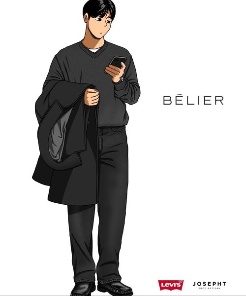 JOSEPHT(ジョセフ)の「BELL BLACK(ローファー・メンズ・その他・24.5cm/25.5cm/25cm/26.5cm/26cm/27.5cm/27cm/28.5cm/28cm/24cm/23.5cm/23cm/22.5cm)」の8枚目の写真