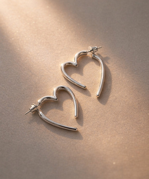 Burner(バーナー)の「【Sonu jewelry(ソヌジュエリー)】ラインハート メタルピアス son-pierce-14-3【RBTS】(ピアス(両耳用)・レディース・シルバー/ゴールド・FREE)」の3枚目の写真