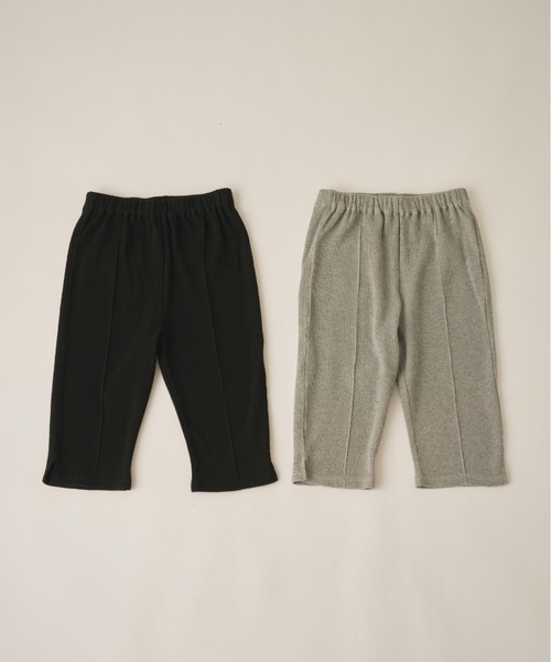 AIC.(エーアイシー)の「【SELECT ITEM】+81 BRANCA Waffle half pants(その他パンツ・レディース・グレー/ブラック・FREE)」の3枚目の写真