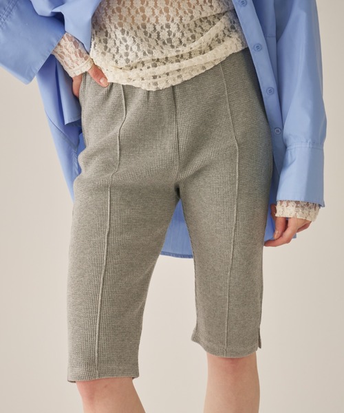 AIC.(エーアイシー)の「【SELECT ITEM】+81 BRANCA Waffle half pants(その他パンツ・レディース・グレー/ブラック・FREE)」の18枚目の写真