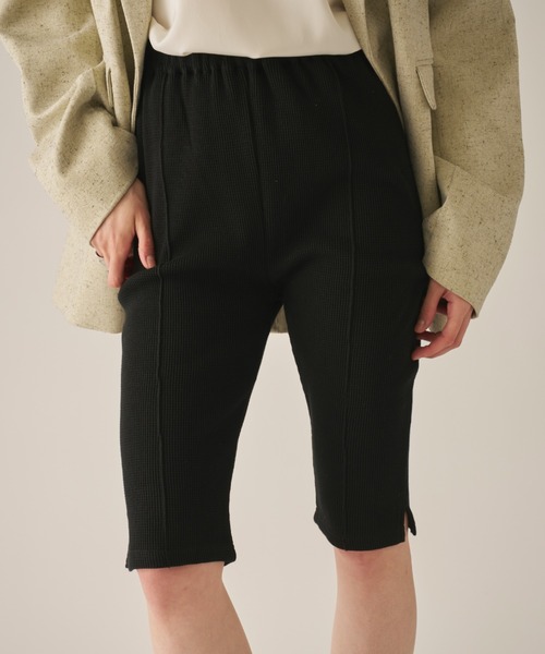 AIC.(エーアイシー)の「【SELECT ITEM】+81 BRANCA Waffle half pants(その他パンツ・レディース・グレー/ブラック・FREE)」の6枚目の写真