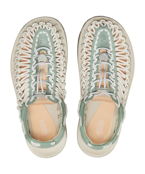 KEEN(キーン)の「KEEN キーン UNEEK ユニーク 1032190(スニーカー・レディース・グリーン×ピンク・25.5cm/25.0cm/24.5cm/24.0cm/23.5cm/23.0cm)」の5枚目の写真