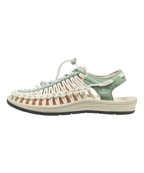 KEEN(キーン)の「KEEN キーン UNEEK ユニーク 1032190(スニーカー・レディース・グリーン×ピンク・25.5cm/25.0cm/24.5cm/24.0cm/23.5cm/23.0cm)」の2枚目の写真