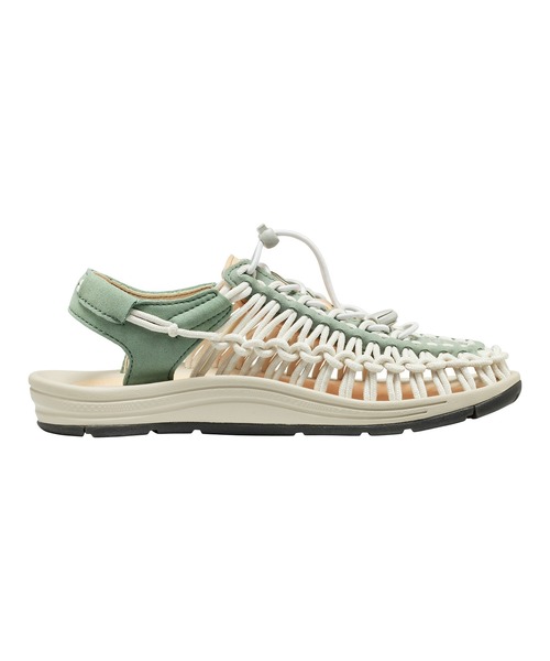 KEEN(キーン)の「KEEN キーン UNEEK ユニーク 1032190(スニーカー・レディース・グリーン×ピンク・25.5cm/25.0cm/24.5cm/24.0cm/23.5cm/23.0cm)」の3枚目の写真