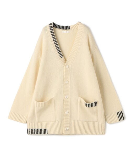 GALERIE VIE（ギャルリー ヴィー）の「パーシャルストライプ Vネック