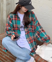 inst.ALL（インストール）の「春も大活躍！チェックルーズシャツ（シャツ/ブラウス）」