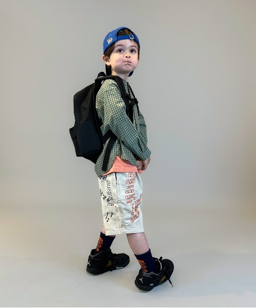 GROOVY COLORS（グルービーカラーズ）の「Twill Graffiti City Shorts（その他パンツ・キッズ・ベージュ・135/145）」の7枚目の写真