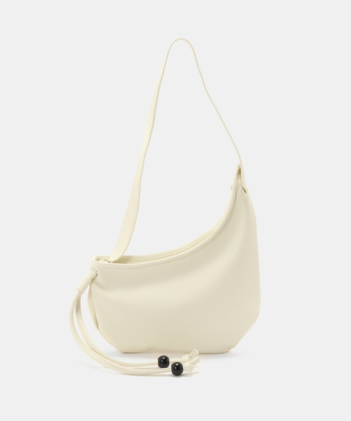 B.C STOCK（ベーセーストック）の「ムーンショルダー（ショルダーバッグ・レディース・ホワイト/ブラック・FREE）」の2枚目の写真