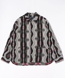 B.I.D.（ビーアイディー）の「《many men many mind》ネイティブ柄ジャガードシャツブルゾン（カバーオール）」