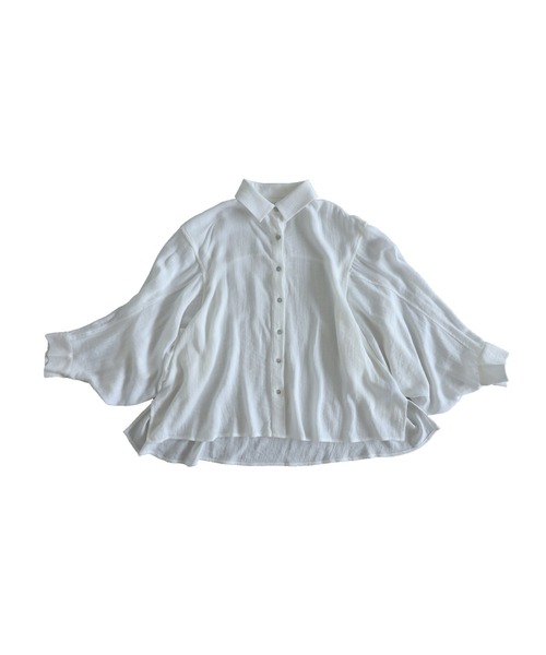antiqua(アンティカ)の「ボリューム袖 シャツ(シャツ/ブラウス・レディース・ホワイト/ブラック・ONESIZE)」の17枚目の写真