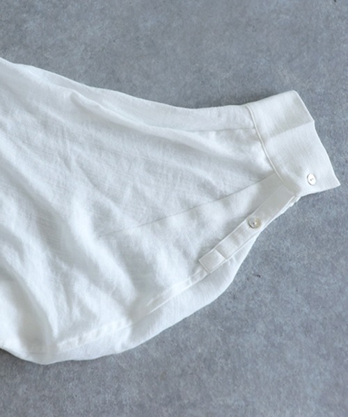 antiqua(アンティカ)の「ボリューム袖 シャツ(シャツ/ブラウス・レディース・ホワイト/ブラック・ONESIZE)」の14枚目の写真