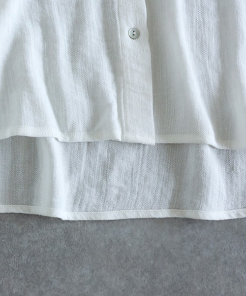 antiqua(アンティカ)の「ボリューム袖 シャツ(シャツ/ブラウス・レディース・ホワイト/ブラック・ONESIZE)」の13枚目の写真