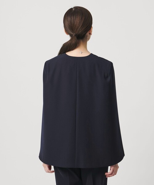 UNITED ARROWS（ユナイテッドアローズ）の「ケープ ノーカラージャケット（ノーカラージャケット・レディース・ネイビー/ブラック・36/38）」の9枚目の写真