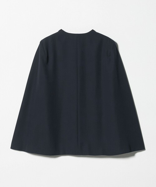 UNITED ARROWS（ユナイテッドアローズ）の「ケープ ノーカラージャケット（ノーカラージャケット・レディース・ネイビー/ブラック・36/38）」の11枚目の写真