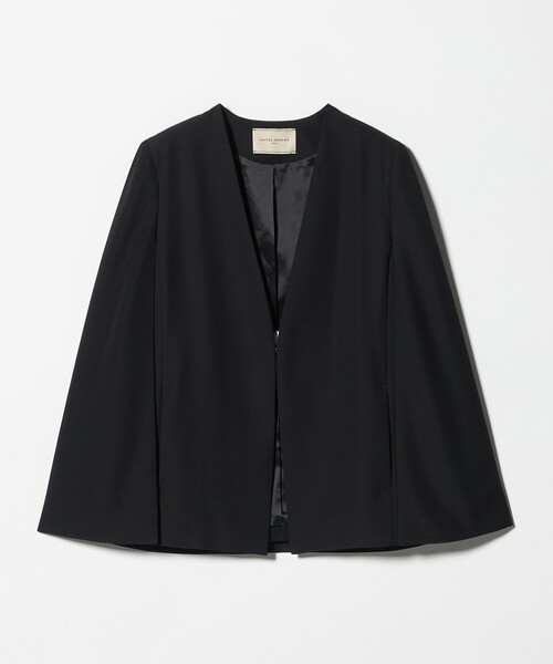 UNITED ARROWS（ユナイテッドアローズ）の「ケープ ノーカラージャケット（ノーカラージャケット・レディース・ネイビー/ブラック・36/38）」の19枚目の写真