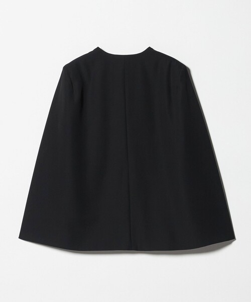 UNITED ARROWS（ユナイテッドアローズ）の「ケープ ノーカラージャケット（ノーカラージャケット・レディース・ネイビー/ブラック・36/38）」の20枚目の写真