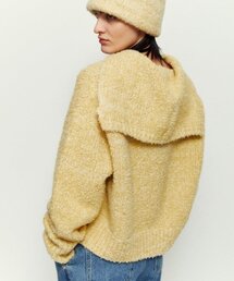 LIE MEQUE（リメーク）の「セーラー ニット イエロー（ニット/セーター）」