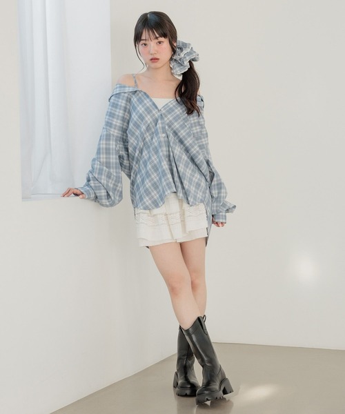 Heather(ヘザー)の「レースフリルショートパンツ 645563(その他パンツ・レディース・アイボリー・FREE)」の3枚目の写真