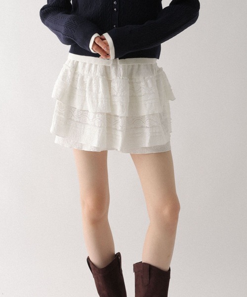 Heather(ヘザー)の「レースフリルショートパンツ 645563(その他パンツ・レディース・アイボリー・FREE)」の16枚目の写真