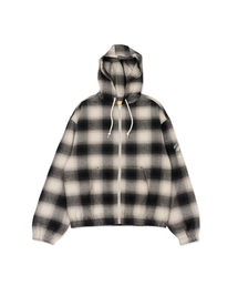 HS Check Hooded JKT_Black