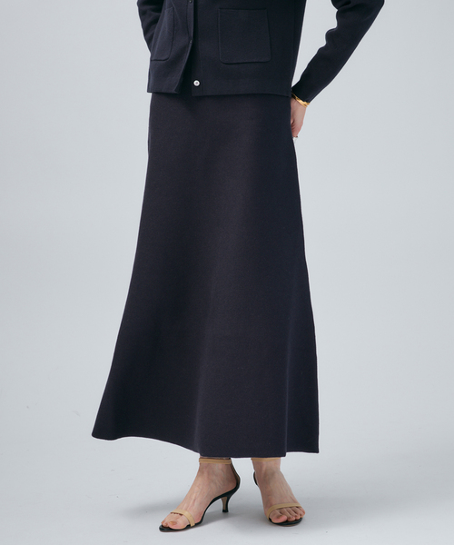 ダンボールニットフレアスカート（スカート）｜VERMEIL par iena