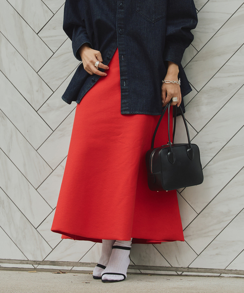 ダンボールニットフレアスカート（スカート）｜VERMEIL par iena