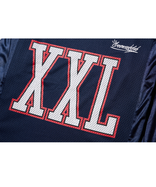 CREAM SODA LAB（クリームソーダラボ）の「オーバークロック2XLラグビーシャツロングスリーブネイビー（Tシャツ/カットソー・メンズ・その他・L/XL）」の12枚目の写真