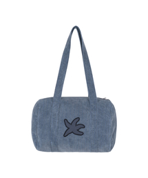 THECOLDESTMOMENT（ザコールデストモーメント）の「TCM corduroy starfish mini duffle bag (navy)（ボストンバッグ）」