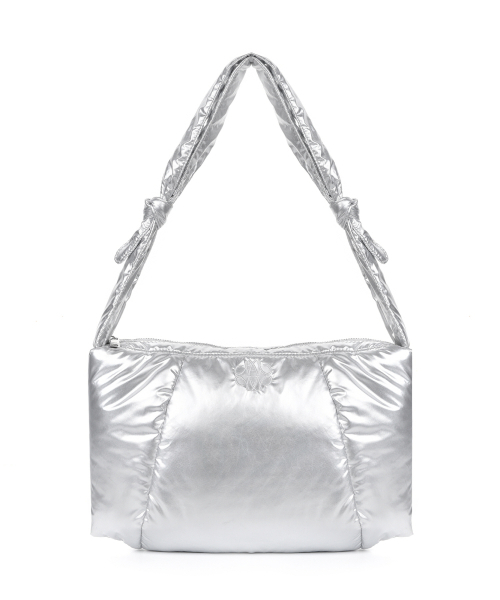 NICK&NICOLE(ニックアンドニコール)の「NICOLE SQUARE SHOULDER PADDING BAG_SILVER(ショルダーバッグ・レディース・その他・FREE)」の1枚目の写真