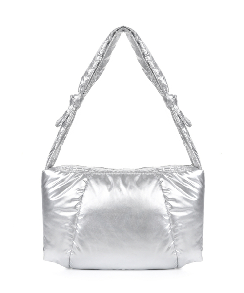 NICK&NICOLE(ニックアンドニコール)の「NICOLE SQUARE SHOULDER PADDING BAG_SILVER(ショルダーバッグ・レディース・その他・FREE)」の2枚目の写真