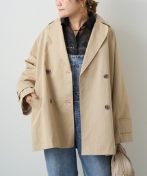 PUAL CE CIN（ピュアルセシン）の「リラックスミドル丈トレンチコート（トレンチコート）」