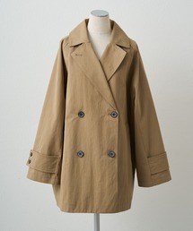 PUAL CE CIN | リラックスミドル丈トレンチコート(トレンチコート)