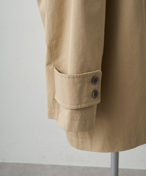 PUAL CE CIN（ピュアルセシン）の「リラックスミドル丈トレンチコート（トレンチコート・レディース・ベージュ/キャメル・FREE）」の22枚目の写真