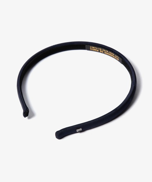 ALEXANDRE DE PARIS(アレクサンドルドゥパリ)の「ALEXANDRE DE PARIS TIMELESS LA SOIE ALEXANDRA SERRE-TETE 10MM アレクサンドル ドゥ パリ カチューシャ(カチューシャ・レディース・ネイビー系1・FREE)」の3枚目の写真