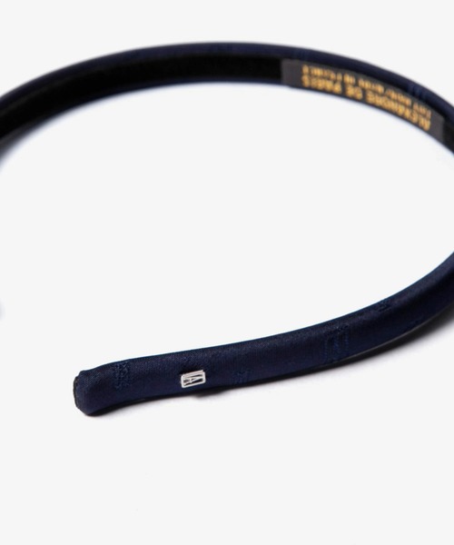 ALEXANDRE DE PARIS(アレクサンドルドゥパリ)の「ALEXANDRE DE PARIS TIMELESS LA SOIE ALEXANDRA SERRE-TETE 10MM アレクサンドル ドゥ パリ カチューシャ(カチューシャ・レディース・ネイビー系1・FREE)」の4枚目の写真