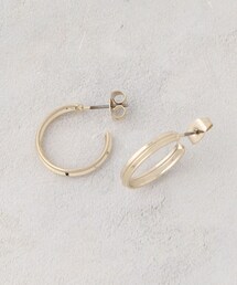 シンプルデザイン フープピアス
