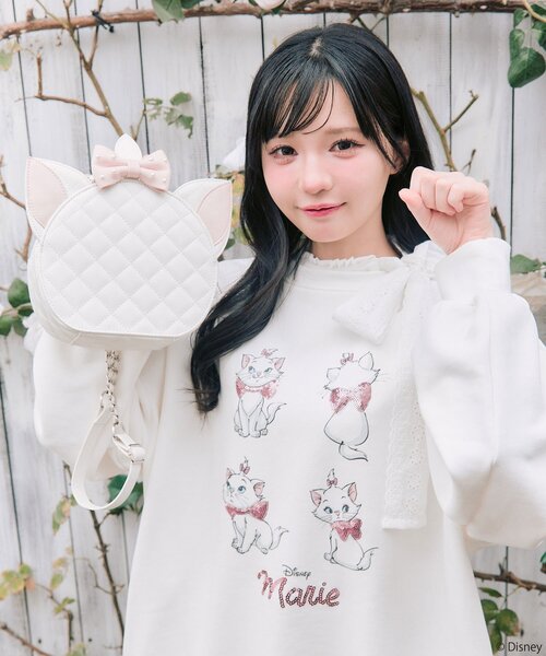 Disney（ディズニー）の「Disneyショルダーバッグ（ショルダーバッグ・レディース・ブラック/ピンクベージュ/オフホワイト・FREE）」の4枚目の写真