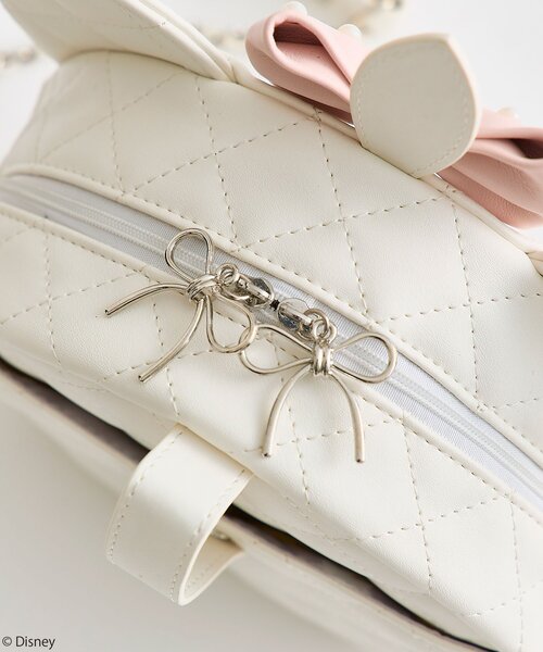 Disney（ディズニー）の「Disneyショルダーバッグ（ショルダーバッグ・レディース・ブラック/ピンクベージュ/オフホワイト・FREE）」の12枚目の写真
