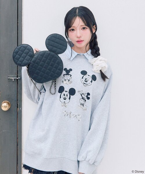 Disney（ディズニー）の「Disneyショルダーバッグ（ショルダーバッグ・レディース・ブラック/ピンクベージュ/オフホワイト・FREE）」の16枚目の写真