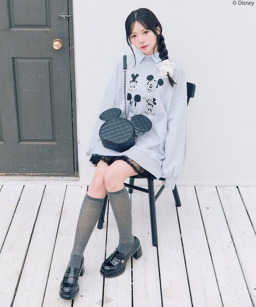 Disney（ディズニー）の「Disneyショルダーバッグ（ショルダーバッグ・レディース・ブラック/ピンクベージュ/オフホワイト・FREE）」の17枚目の写真