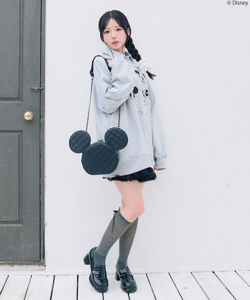 Disney（ディズニー）の「Disneyショルダーバッグ（ショルダーバッグ・レディース・ブラック/ピンクベージュ/オフホワイト・FREE）」の18枚目の写真