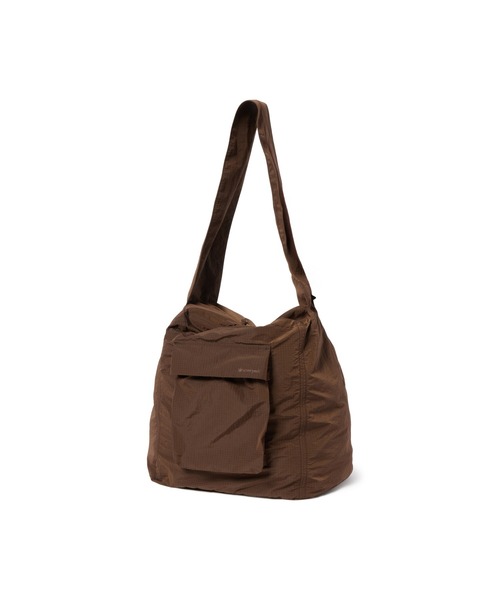 Snow Peak（スノーピーク）の「Snow Peak / Ripstop Wrap Cross Bag リップストップラップクロスバッグ（ショルダーバッグ・メンズ・グレイッシュベージュ/チャコール/ブラウン・ONE SIZE）」の13枚目の写真