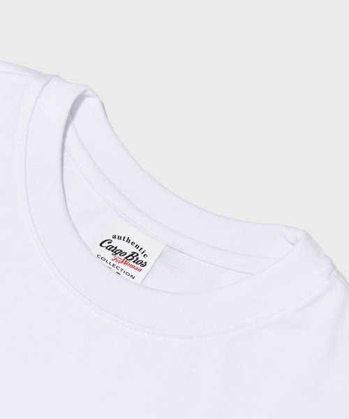 CARGOBROS FOR WOMAN(カーゴブロスフォーウィメン)の「アメリカンフラッグ 半袖Tシャツ (ホワイト)(Tシャツ/カットソー・レディース・その他・2XL/X-LARGE/LARGE/MEDIUM/SMALL)」の4枚目の写真