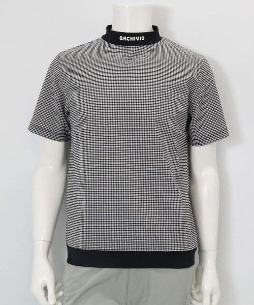archivio(アルチビオ)の「<MENS>サッカーギンガム冷感プルオーバー(Tシャツ/カットソー・メンズ・ブラック/オレンジ/グリーン・LL/L/M)」の10枚目の写真