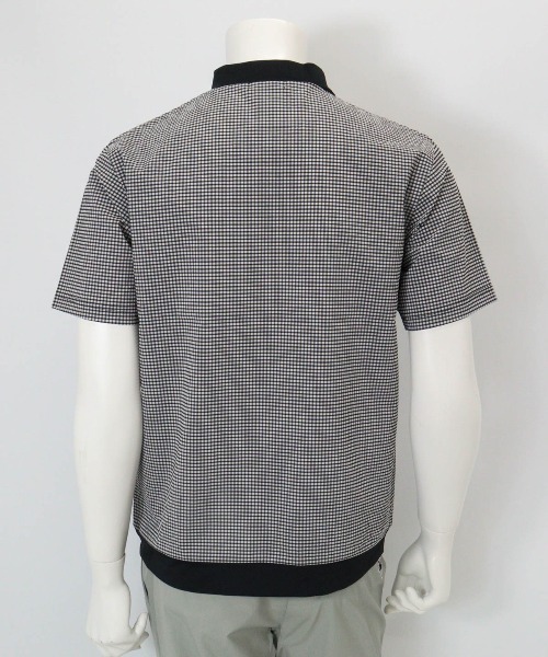archivio(アルチビオ)の「<MENS>サッカーギンガム冷感プルオーバー(Tシャツ/カットソー・メンズ・ブラック/オレンジ/グリーン・LL/L/M)」の11枚目の写真