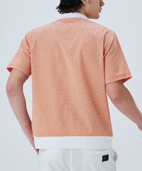 archivio(アルチビオ)の「<MENS>サッカーギンガム冷感プルオーバー(Tシャツ/カットソー・メンズ・ブラック/オレンジ/グリーン・LL/L/M)」の17枚目の写真